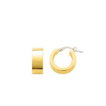 Créoles fantaisie Femme - Or 18 Carats - Diamètre 10mm