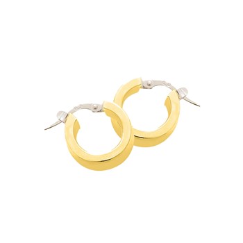 Créoles fantaisie Femme - Or 18 Carats - Diamètre 10mm