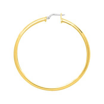 Créoles lisses Femme - Or 18 Carats - Diamètre 45mm