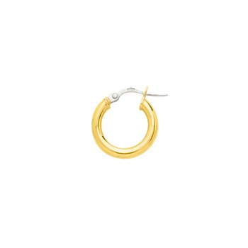 Créoles lisses Femme - Or 18 Carats - Diamètre 10mm