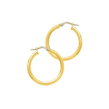 Créoles lisses Femme - Or 18 Carats - Diamètre 20mm