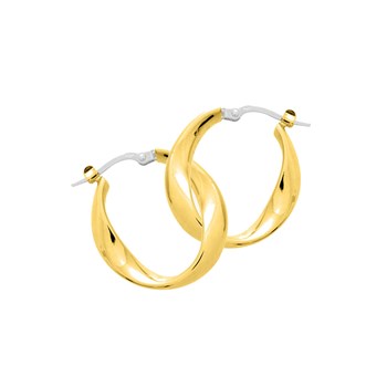 Créoles fantaisie Femme - Or 18 Carats