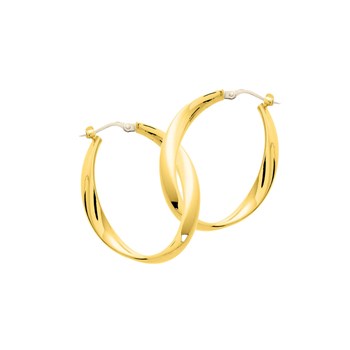 Créoles fantaisie Femme - Or 18 Carats