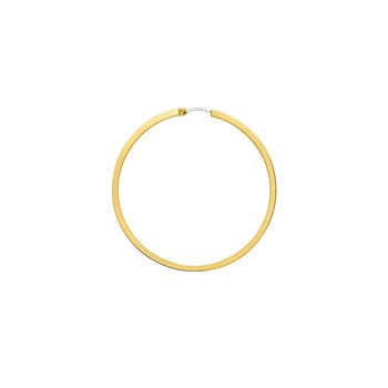 Créoles fantaisie Femme - Or 18 Carats - Diamètre 45 mm