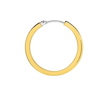 Créoles fantaisie Femme - Or 18 Carats - Diamètre 18mm