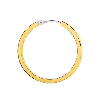 Créoles fantaisie Femme - Or 18 Carats - Diamètre 22mm