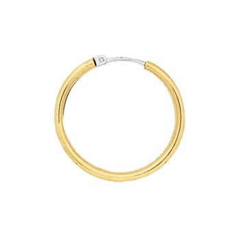 Créoles lisses Femme - Or 18 Carats - Diamètre 24mm