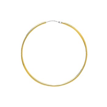 Créoles lisses Femme - Or 18 Carats - Diamètre 45mm