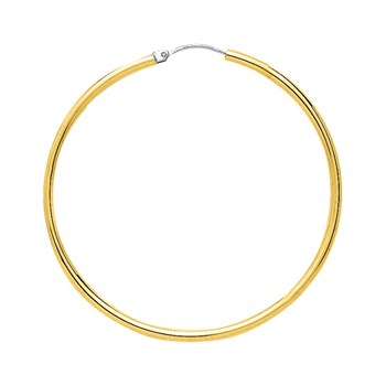 Créoles lisses Femme - Or 18 Carats - Diamètre 45mm