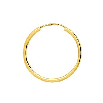 Créoles lisses Femme - Or 18 Carats - Diamètre 20mm