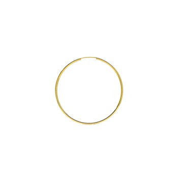 Créoles lisses Femme - Or 18 Carats - Diamètre 40mm