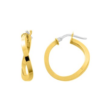 Créoles fantaisie Femme - Or 18 Carats