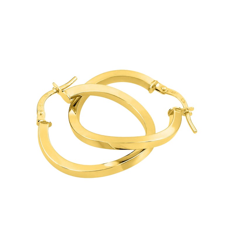 Créoles fantaisie Femme - Or 18 Carats - vue 2