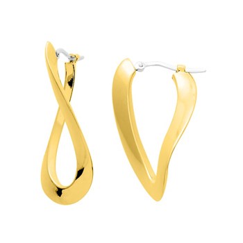 Créoles fantaisie Femme - Or 18 Carats