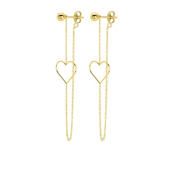 Boucles d'oreilles Femme pendantes - Or 18 Carats