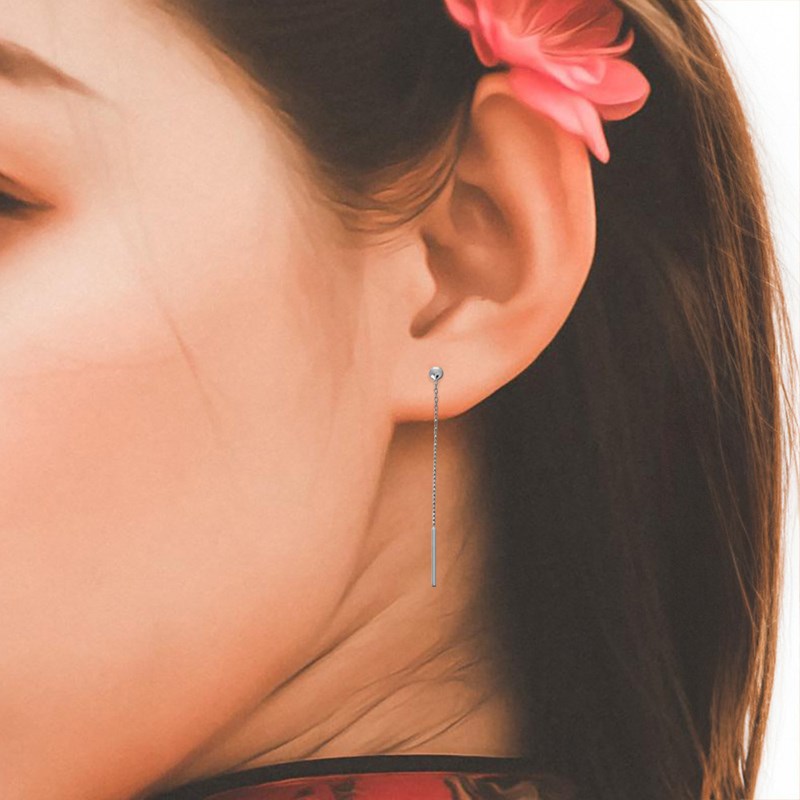 Boucles d'oreilles Femme pendantes - Or 18 Carats - vue 2