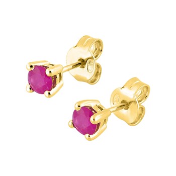 Boucles d'oreilles Femme - rubis - Or 18 Carats