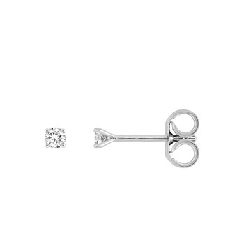 Boucles d'oreilles Femme - Or 18 Carats - Diamant 0,09 Carats