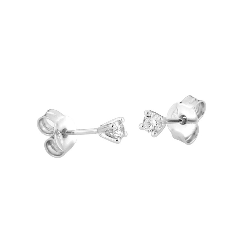 Boucles d'oreilles Femme - Or 18 Carats - Diamant 0,16 Carats - vue 2