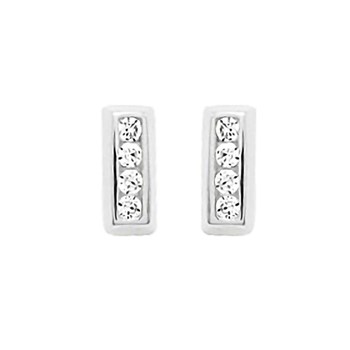 Boucles d'oreilles Femme - Oxyde de zirconium - Or 18 Carats