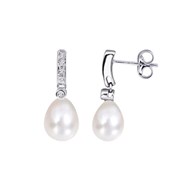 Boucles d'oreilles Femme - perle - Or 18 Carats