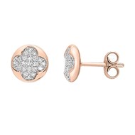Boucles d'oreilles Femme - Or 18 Carats - Diamant 0,13 Carats