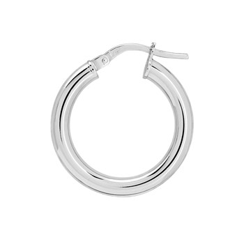 Créoles lisses Femme - Or 18 Carats - Diamètre 15mm