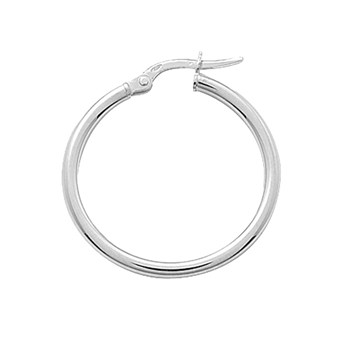 Créoles lisses Femme - Or 18 Carats - Diamètre 20mm