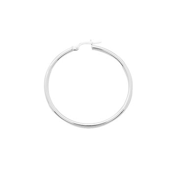 Créoles lisses Femme - Or 18 Carats - Diamètre 35mm