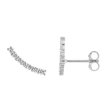 Boucles d'oreilles femme - Oxyde de zirconium - Or 18 Carats