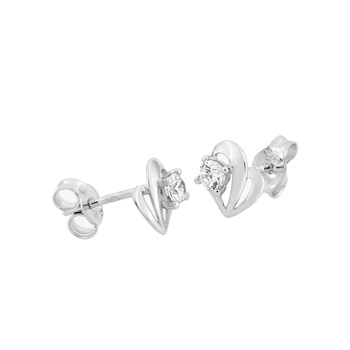 Boucles d'oreilles femme - Oxyde de zirconium - Or 18 Carats