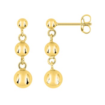 Boucles d'oreilles Femme pendantes - Or 18 Carats