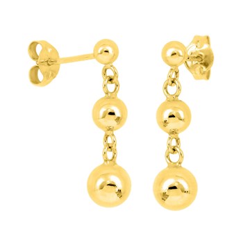 Boucles d'oreilles Femme pendantes - Or 18 Carats