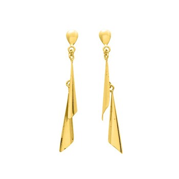 Boucles d'oreilles Femme pendantes - Or 18 Carats