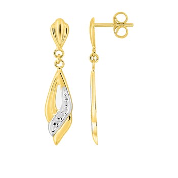 Boucles d'oreilles Femme pendantes  - Or 18 Carats