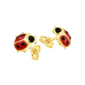 Boucles d'oreilles Enfant - Or 18 Carats - Coccinelle