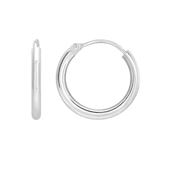 Créoles lisses Femme - Or 18 Carats - Diamètre 16mm