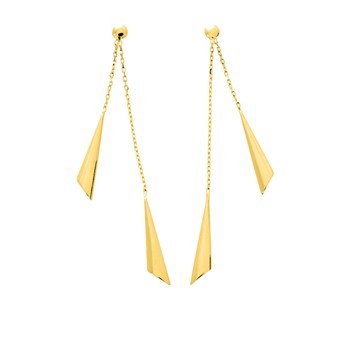 Boucles d'oreilles Femme pendantes - Or 18 Carats