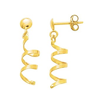 Boucles d'oreilles Femme pendantes - Or 18 Carats