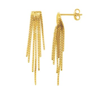 Boucles d'oreilles Femme pendantes - Or 18 Carats