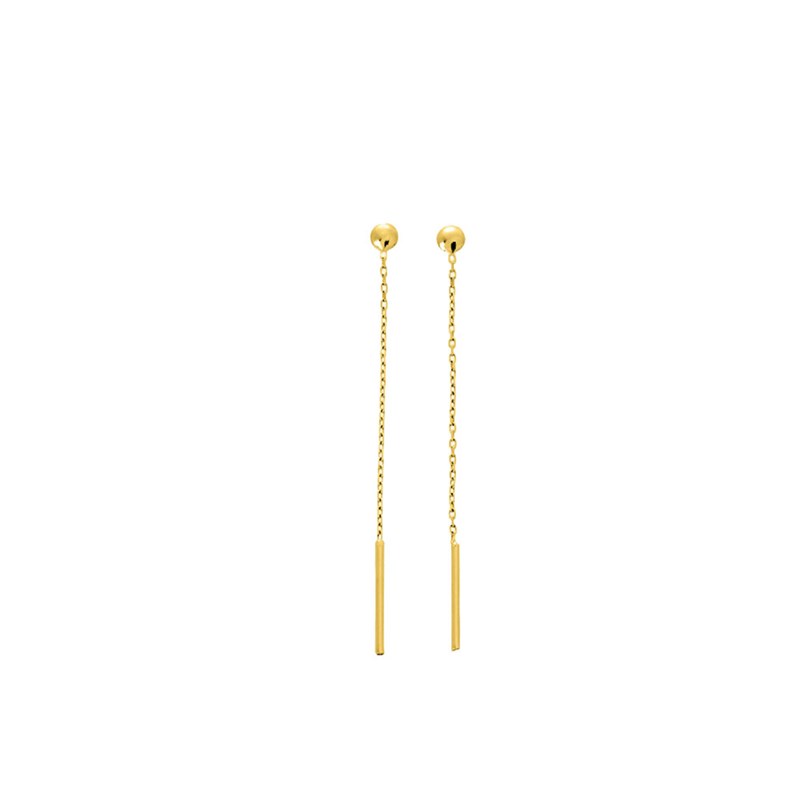 Boucles d'oreilles Femme pendantes - Or 18 Carats