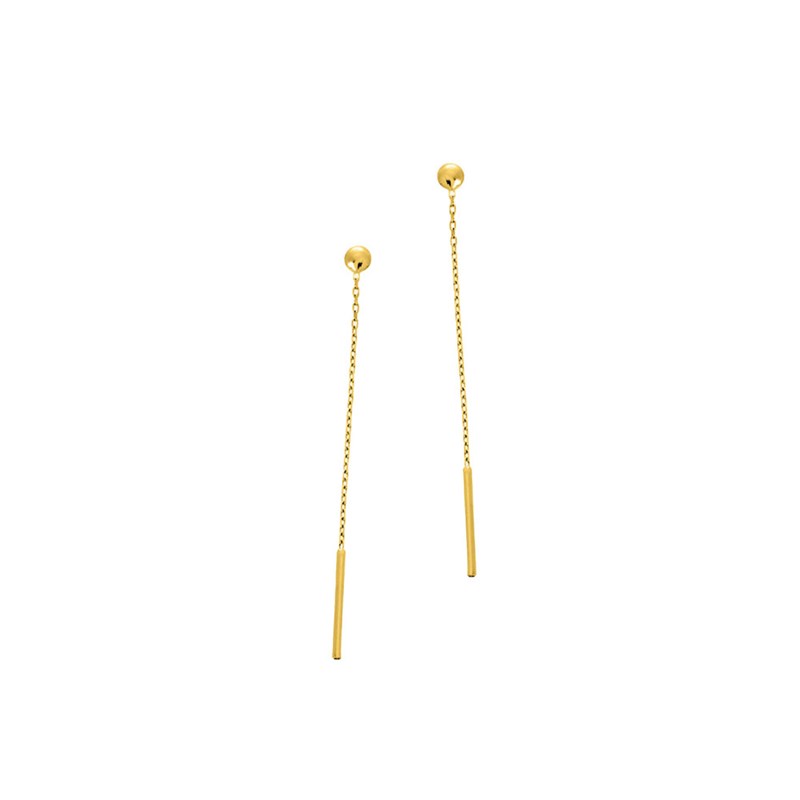 Boucles d'oreilles Femme pendantes - Or 18 Carats - vue 2