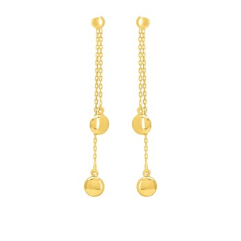 Boucles d'oreilles Femme pendantes - Or 18 Carats