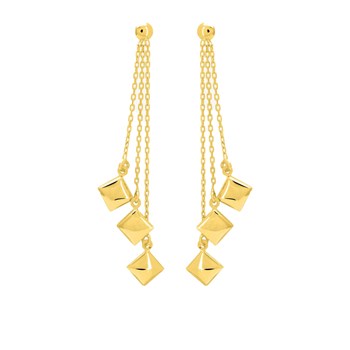 Boucles d'oreilles Femme pendantes - Or 18 Carats