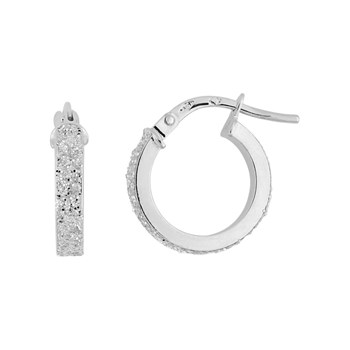 Créoles fantaisie Femme - Or 18 Carats - Diamètre 10mm