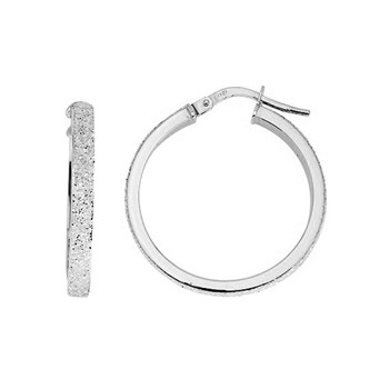 Créoles fantaisie Femme - Or 18 Carats - Diamètre 20mm