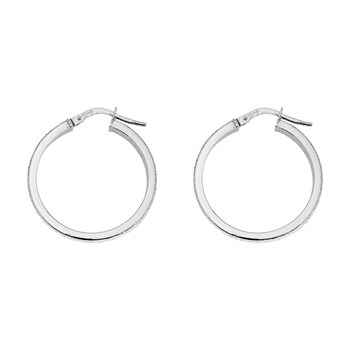 Créoles fantaisie Femme - Or 18 Carats - Diamètre 20mm