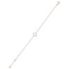 Bracelet Femme - Or 18 Carats - Diamant 0,09 Carats - Longueur : 18 cm - vue V2