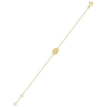 Bracelet Femme - Or 18 Carats - Longueur : 18 cm