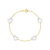 Bracelet Femme - Or 18 Carats - Longueur : 18 cm - vue V2